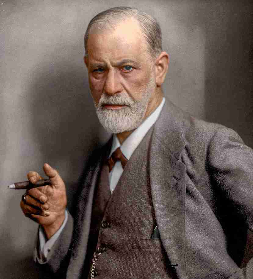 Sigmund Freud portrait hypnose